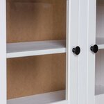 vidaXL Buffet haut Blanc 93x40 5x180 cm Pin Gamme Panama