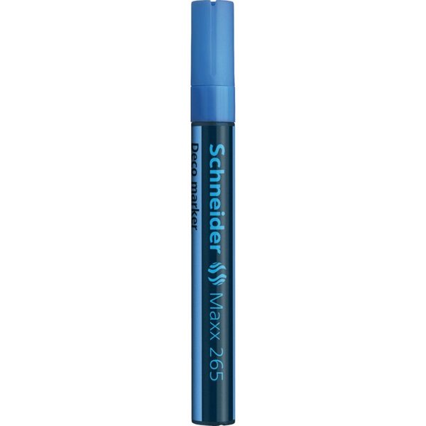 Marqueur à craie Maxx 265 Pte Ogive 2-3 mm bleu clair SCHNEIDER