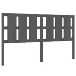 vidaXL Tête de lit Gris 185 5x4x100 cm Bois massif de pin