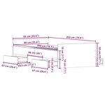 vidaXL Cadre de lit sans matelas noir 90x200 cm