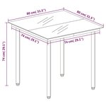 vidaXL Ensemble à manger de jardin 3 Pièces noir rotin PVC