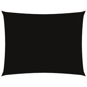 vidaXL Voile de parasol tissu oxford rectangulaire 3x6 m noir