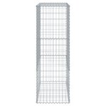 vidaXL Panier gabion avec couvercle 300x50x150 cm fer galvanisé