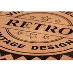 vidaXL Tabourets de bar lot de 4 cuir véritable