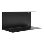 Étagère murale acier noir 40 x 18 x 18 cm