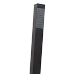 vidaXL Robinet de baignoire sur pied Noir Acier inoxydable 90 cm