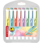 Etui de 8 Surligneurs Swing Cool Pastel Edition x 5 STABILO