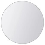 vidaXL Carreau de miroir 8 Pièces Rond Verre