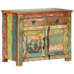 vidaXL Buffet 68x35x55 cm bois massif de récupération
