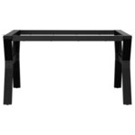 vidaXL Pieds de table basse cadre en Y 80x70x43 cm acier