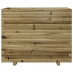 vidaXL Jardinière 90x60x72 cm bois de pin imprégné