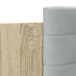 vidaXL Cadre de lit sans matelas chêne sonoma 140x190 cm