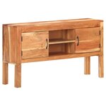 vidaXL Buffet 116x30x66 cm Bois d'acacia massif