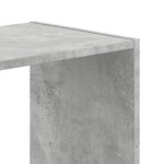 vidaXL Bibliothèque gris béton 68 5x32x75 cm bois d'ingénierie