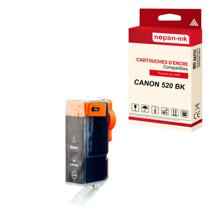 Nopan-ink - x1 cartouche canon pgi 520 xl pgi 520xl compatible