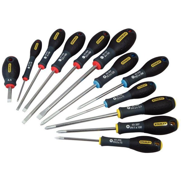 Coffret 12 tournevis électricien et mécanicien FATMAX