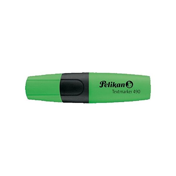 Surligneur Textmarker 490 Pte biseautée 1 - 5 mm Vert fluo PELIKAN