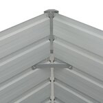 vidaXL Jardinière surélevée Marron 160x80x77 cm Acier galvanisé