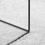 vidaXL Tapis OVIEDO à poils courts gris Ø 80 cm