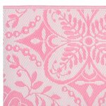 vidaXL Tapis d'extérieur rose 80x250 cm PP