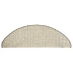 vidaXL Tapis d'escalier auto-adhésifs 15 Pièces Argenté 65x21x4 cm