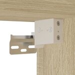 vidaXL Armoire de lavabo de salle de bain chêne sonoma 100x38 5x45 cm