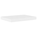 vidaXL Lit avec matelas bleu 140x200 cm tissu