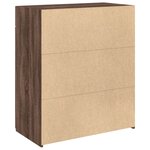 vidaXL Buffet chêne marron 80x42 5x93 cm bois d'ingénierie