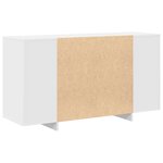 vidaXL buffet blanc Blanc Bois 135 x 41 x 75 cm Buffet blanc