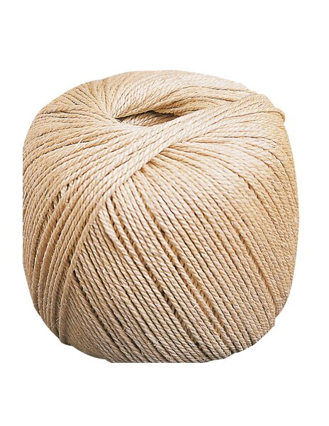 (lot  10 pelotes) ficelle sisal résistance 133kg - diam3 5mm x l333m