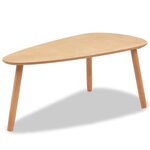 vidaXL Ensemble de tables basses 2 Pièces Bois de pin massif Marron