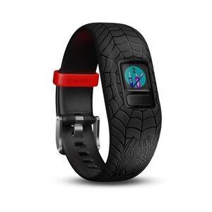 GARMIN Bracelet d'activité Spiderman Vivofit Jr 2 - Enfant garçon - Noir