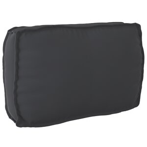 vidaXL Coussin de Palette Dossier Noir 70x40x12 cm Tissu Oxford