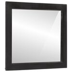 vidaXL Miroir de salle de bain 55x1x60cm verre et bois massif manguier