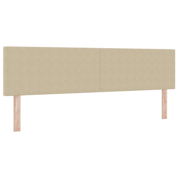 Tête de lit vidaXL Design sobre Vert Clair Gris 180 cm en Tissu Corde