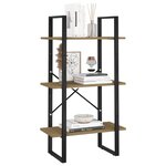 vidaXL Étagère de rangement 60x30x105 cm bois de pin massif