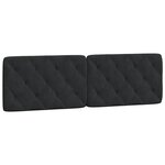 vidaXL Cadre de lit sans matelas noir 160x200 cm velours