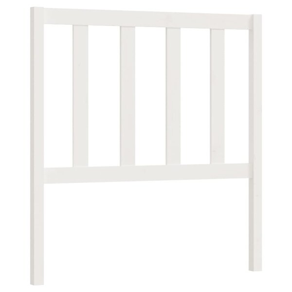 vidaXL Tête de lit Blanc 81x4x100 cm Bois massif de pin