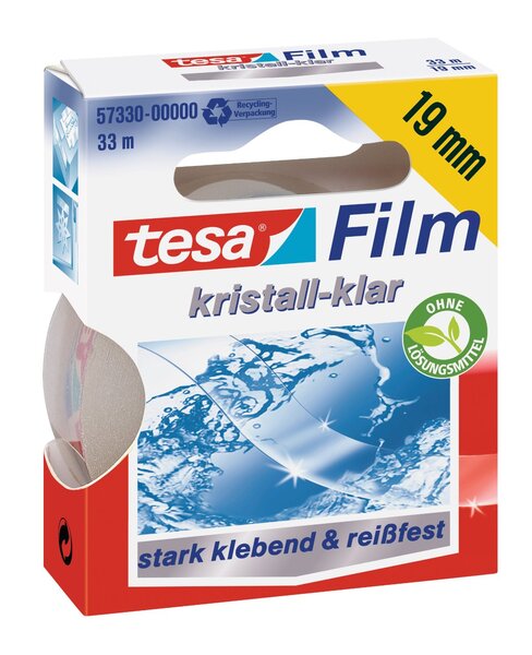 Ruban adhésif cristallin 19 mm x 33 m TESA