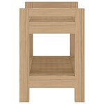 vidaXL Table d'appoint de salle de bain 45x30x45cm bois de teck solide