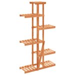 vidaXL Support à fleurs 75x25x140 5 cm bois massif de sapin