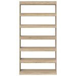 Bibliothèque vidaXL Chêne Sonoma Bois d'ingénierie 100 x 30 x 198 cm