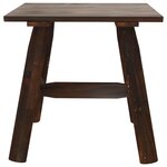 vidaXL Table d'appoint 49x49x50 cm bois massif d'épicéa