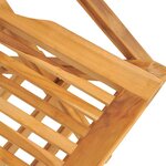 vidaXL Ensemble à manger de jardin 5 Pièces Bois de teck massif