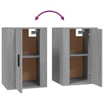 vidaXL Ensemble de meubles TV 3 Pièces Sonoma gris Bois d'ingénierie