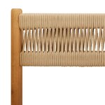 vidaXL Chaises de jardin pliantes lot de 8 beige bois d'acacia massif