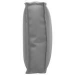 vidaXL Coussin Palette pour Soutien Lombaire Gris 60x40x12 cm Tissu Oxford