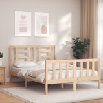 vidaXL Cadre de lit sans matelas 120x200 cm bois de pin massif