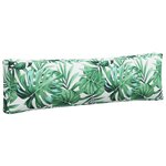 vidaXL Coussins de palette lot de 2 motif de feuilles tissu