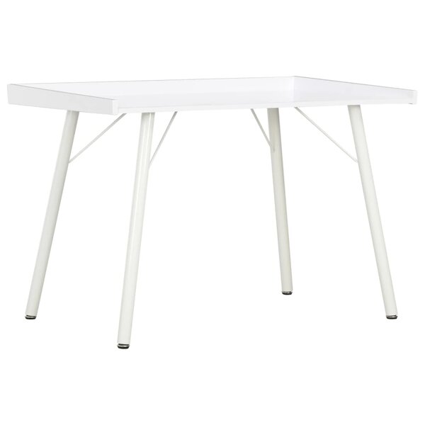 vidaXL Bureau Blanc 90x50x79 cm